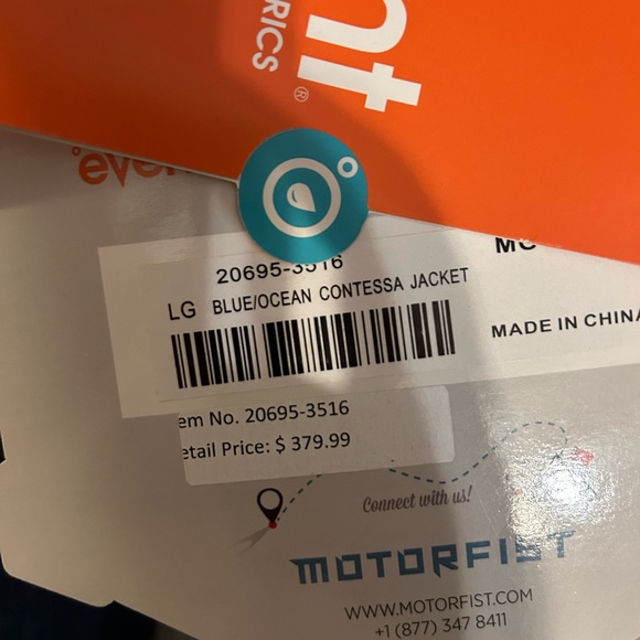 Brand new with tags Motorfist snowmobile jacket. Women’s large. - Picture 5 of 5